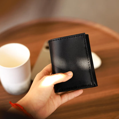 Top-Grain Leather DIY Wallet Kit for Men-Solace Leather DC033