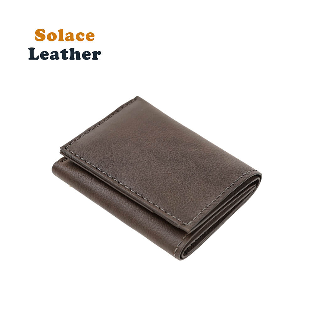 Top-Grain Leather DIY Wallet Kit for Men-Solace Leather DC033
