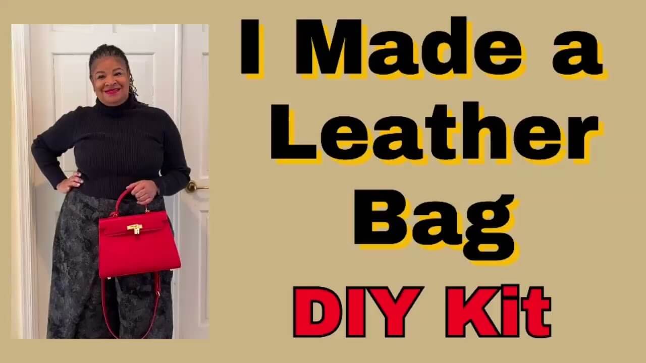 I Made a Leather Bag by Hand – DIY Leather Bag Kit Tutorial