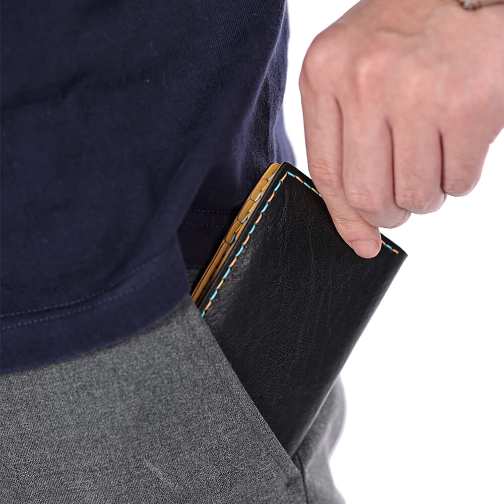 Top-Grain Leather DIY Wallet Kit for Men-Solace Leather DK009