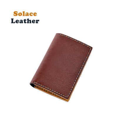 Top-Grain Leather DIY Wallet Kit for Men-Solace Leather DK009