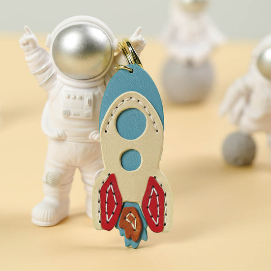 Genuine Leather DIY Keychain Kit-Solace Leather DQ810