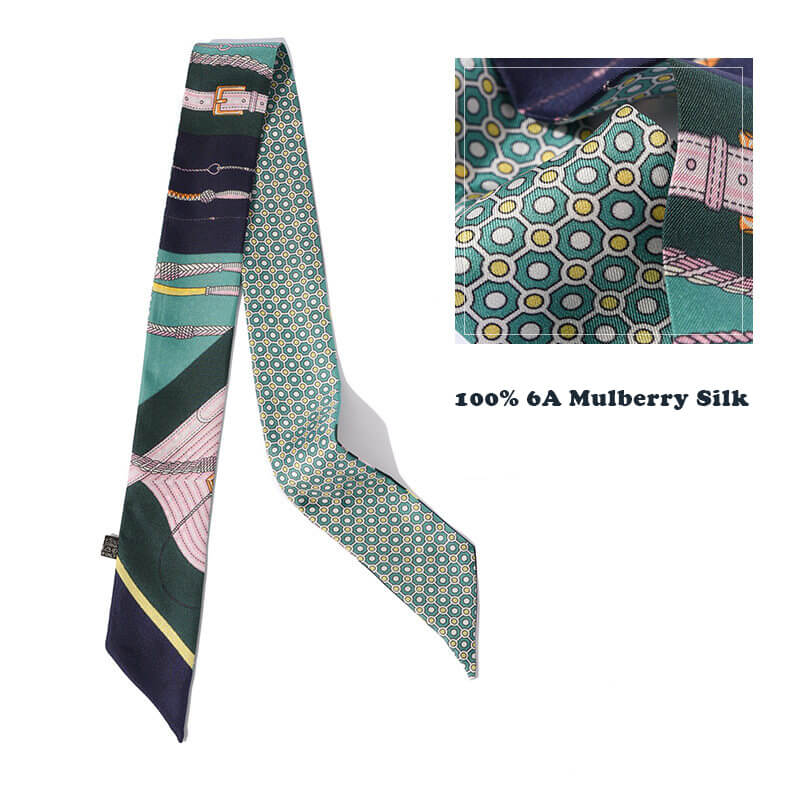 Ceinture Elegance 6A Grade Mulberry Silk Scarf