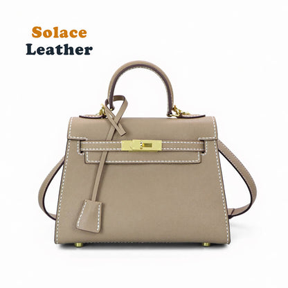 Top-Grain Saffiano Leather Handbag DIY Kit-Solace Leather HB801