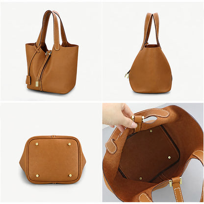 Top-Grain Leather Tote Bag DIY Kit-Solace Leather HB807