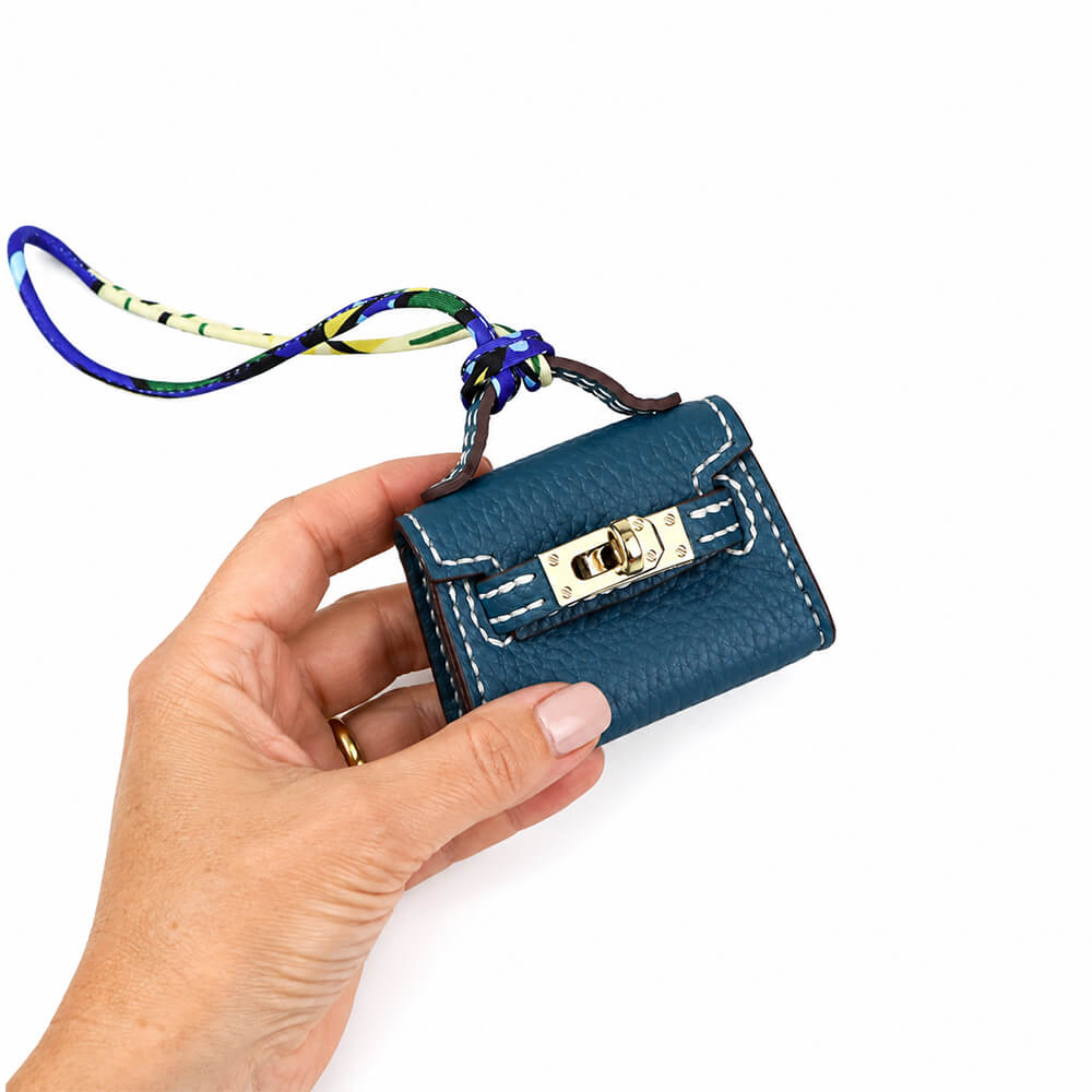 Top-Grain Leather DIY Mini Birkin Kit-Solace Leather KC801