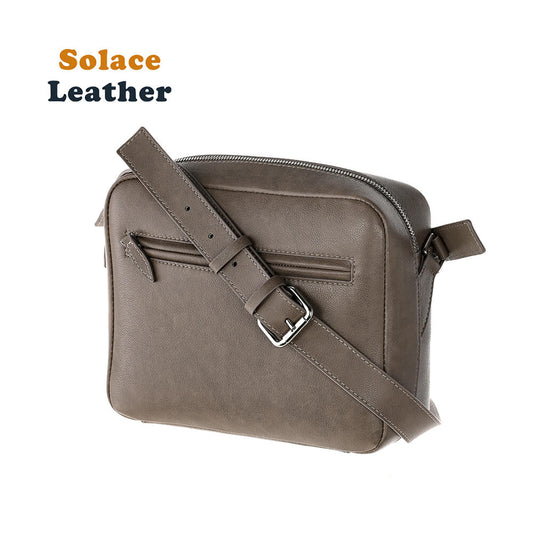 Top-Grain Leather Men's Messenger Bag Making Kit-Solace Leather DB693