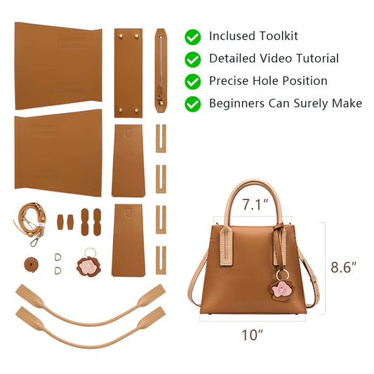 Split Leather DIY Handbag Kit-Solace Leather DB657