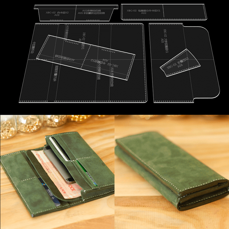 Solace Leather Wallet Template