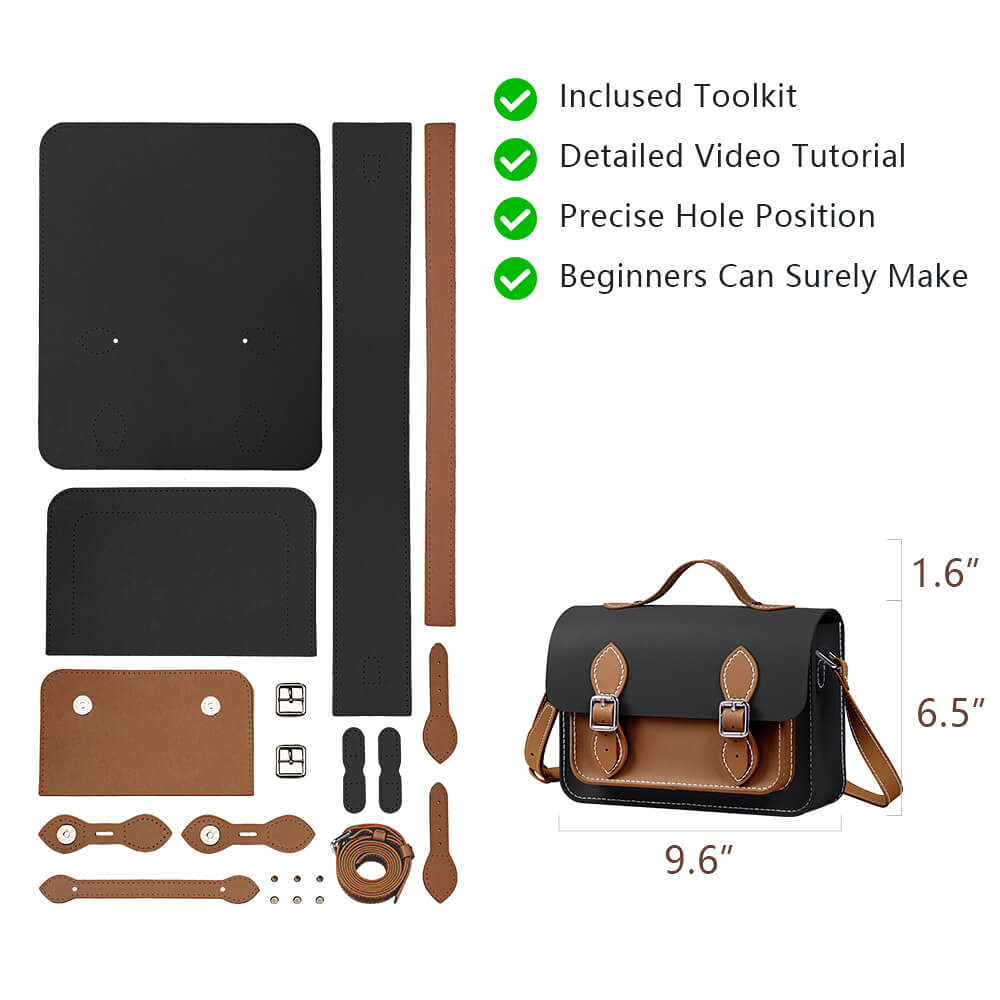 Genuine Leather DIY Handbag Kit-Solace Leather DB121