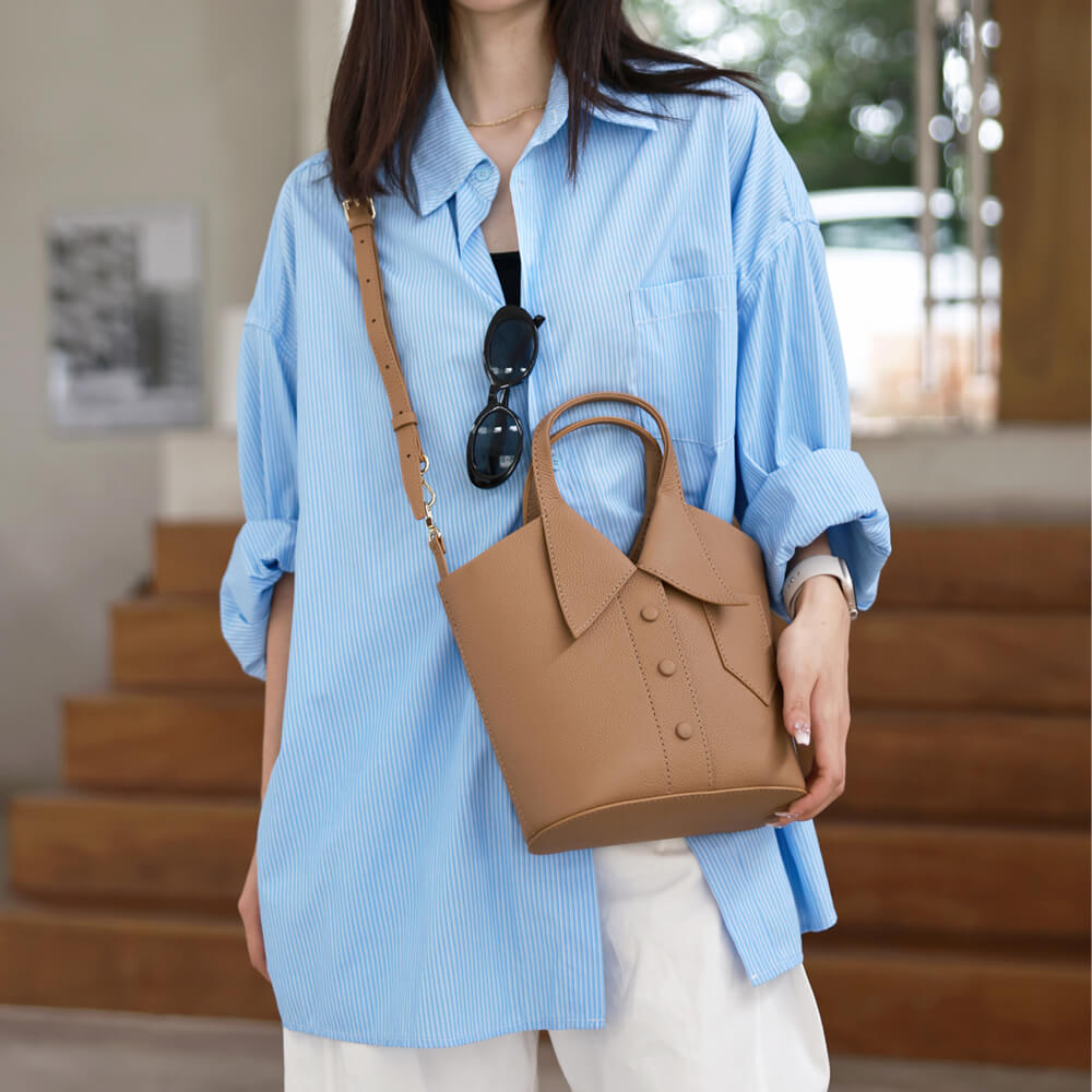 Top-Grain Leather DIY Handbag Kit-Solace Leather DB513