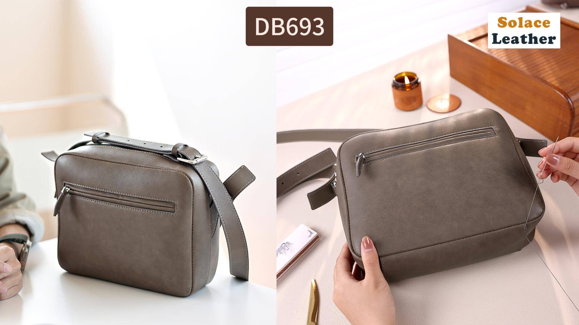 Load video: DB843 DIY Leahter Bag Sewing Tutorial