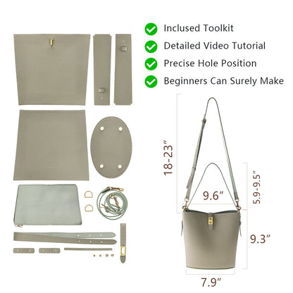 Genuine Leather DIY Handbag Kit-Solace Leather DB719