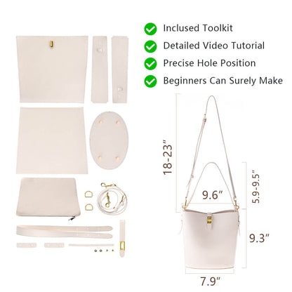 Genuine Leather DIY Handbag Kit-Solace Leather DB719