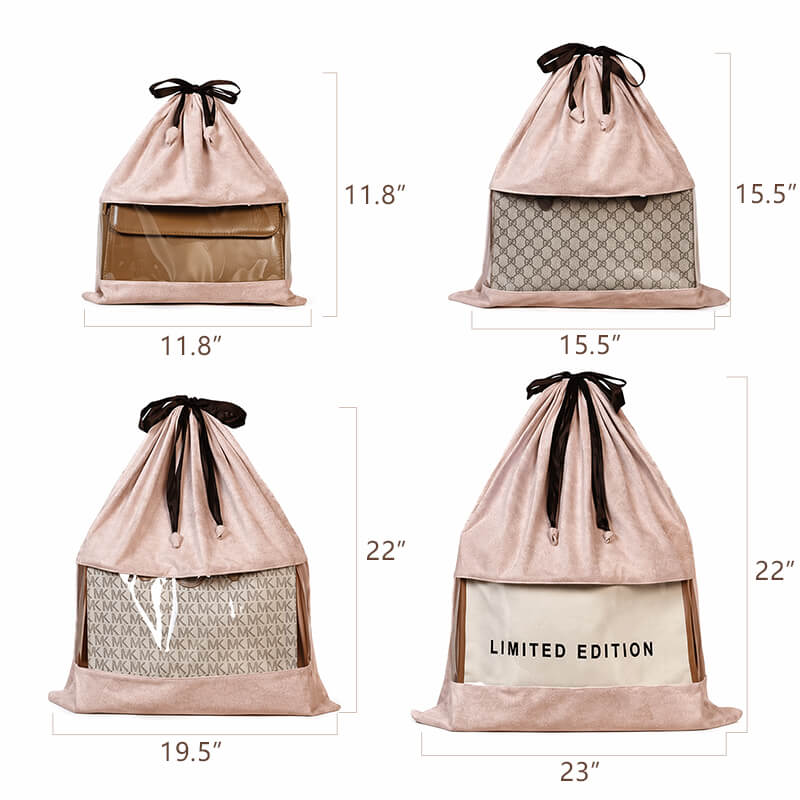 Micro-Suede & PVC Dust Bag