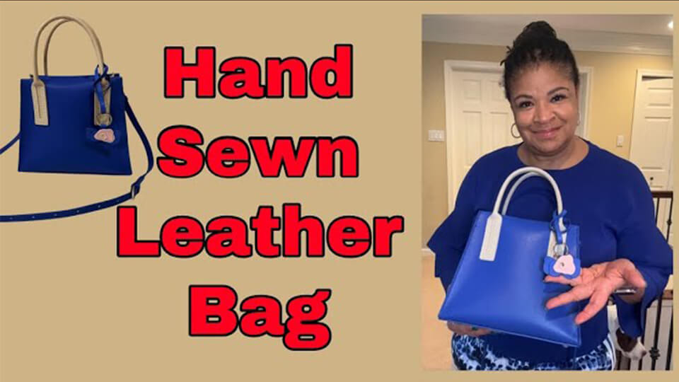 Hand Sewing a Leather Bag (No Sewing Machine!)